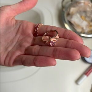 Elegant Pink Gemstone Ring
